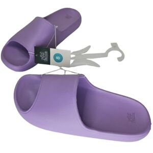 Wild Fable First Class Lady's Robbie Slide Sandals Comfy Foam Light Purple Sizes